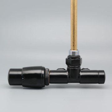 P.M.H. UNIKO-LB-EK - UNIKO Thermostatic Valve, Left-Hand / Black