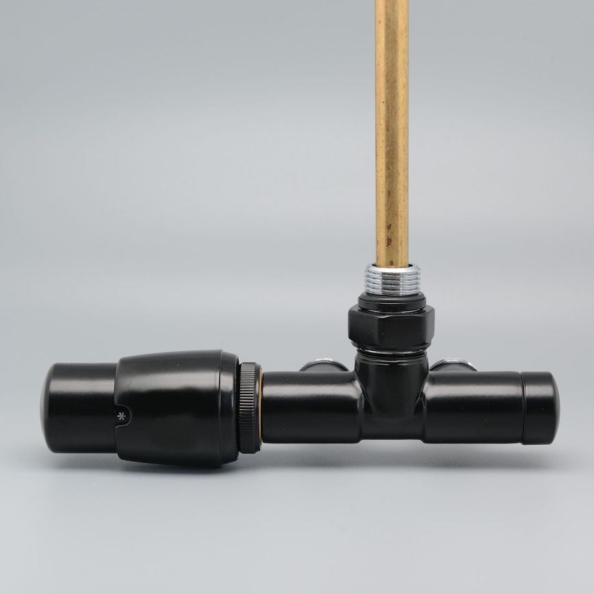 P.M.H. UNIKO-LB-EK - UNIKO Thermostatic Valve, Left-Hand / Black