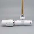 P.M.H. UNIKO-LW-EK - Left-hand valve with UNIKO thermostatic head/white