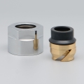 P.M.H. ZZM1502 - Compression fitting for UNIKO/TERM/DUO valve, polished chrome/copper, 15 mm