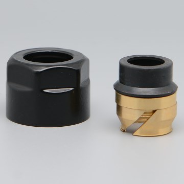 P.M.H. ZZM1524 - Compression fitting for UNIKO/TERM/DUO valve, black/copper finish, 15 mm