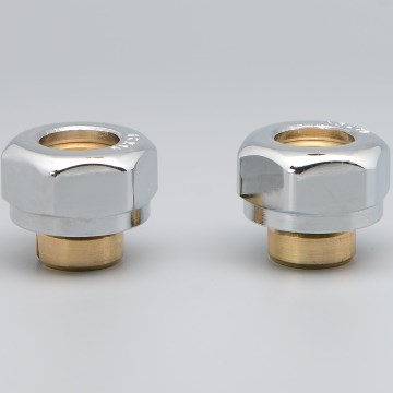 P.M.H. ZZM1602 - Compression fitting for UNIKO/TERM/DUO valve, polished chrome/AluPEX 16 mm