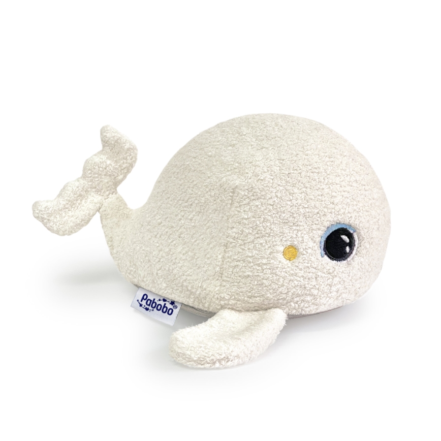 PABOBO - Glowing plush toy with melody BELUGA 3xAAA whale