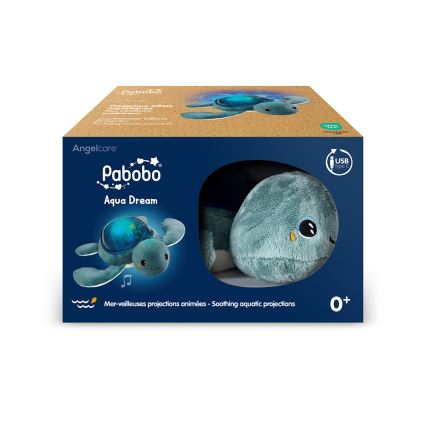 PABOBO - Projector with a melody AQUA DREAM USB turtle