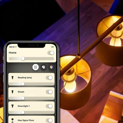 PACK 2x LED Dimmable bulb Philips Hue WHITE E14/5,5W/230V 2700K