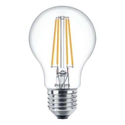 PACK 3x LED Bulb VINTAGE Philips A60 E27/7W/230V 2,700K