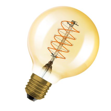 Pack of 2 Dimmable LED Vintage Filament Bulbs E27/4.8W/230V 2200K - Osram