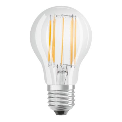 Pack of 3 energy-saving LED bulbs BASE CLASSIC FILAMENT A60, E27, 11W, 230V, 4000K - Osram