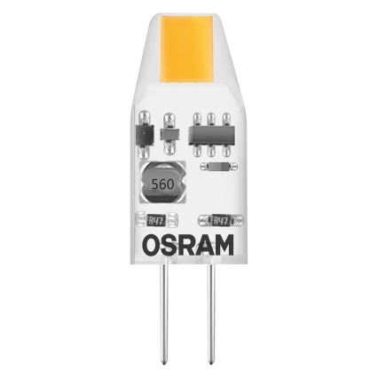 Pack of 5 LED G4 Micro Pin Bulbs, 1W, 12V, 2700K - Osram