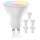 Pack of 6 LED RGBW Dimmable GU10 Bulbs 6,5W/230V 2700-6500K Wi-Fi - Aigostar