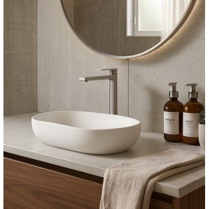 Paffoni - Basin mixer + waste TANGO stainless steel