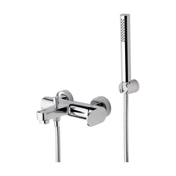 Paffoni - CANDY Bathtub Set with Mixer Tap, Polished Chrome