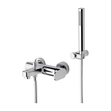 Paffoni - CANDY Bathtub Set with Mixer Tap, Polished Chrome