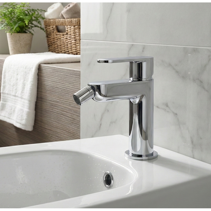 Paffoni - CANDY Bidet Mixer Tap, Polished Chrome