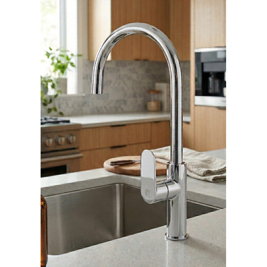 Paffoni - CANDY Kitchen Sink Mixer, Polished Chrome