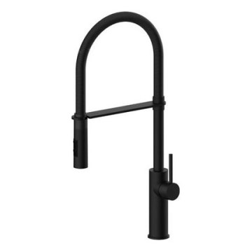 Paffoni - Kitchen Faucet with Pull-Out Spray LIGHT 52.5 cm Polished Chrome