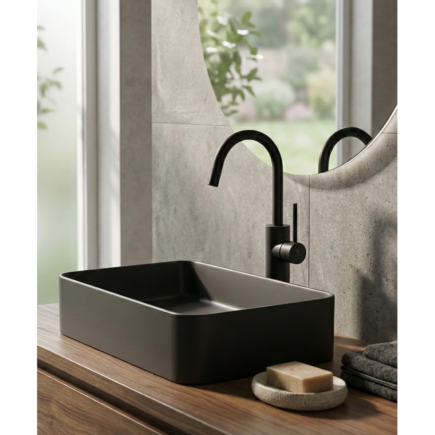 Paffoni - LIGHT Basin Mixer, Black