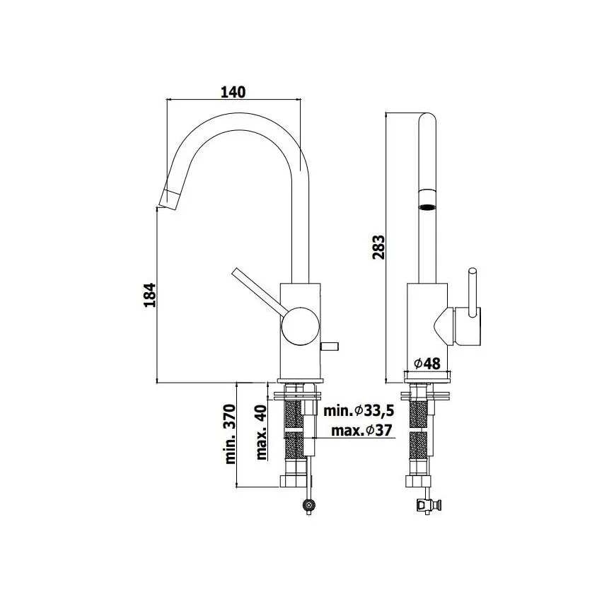 Paffoni - LIGHT Basin Mixer, Polished Chrome