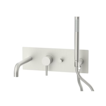 Paffoni - LIGHT Bath Set, Matte Chrome