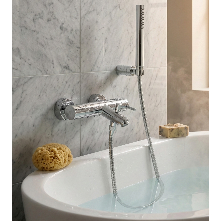 Paffoni - LIGHT Bath Set, Polished Chrome