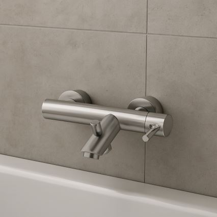 Paffoni - LIGHT Bathtub Mixer, Stainless Steel