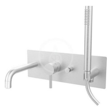 Paffoni - LIGHT Bathtub Set, Matte Chrome