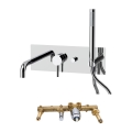 Paffoni - LIGHT Bathtub Set, Polished Chrome