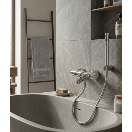 Paffoni - LIGHT Bathtub Set with Mixer Tap, Polished Chrome