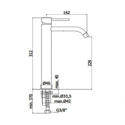 Paffoni - LIGHT Black Basin Mixer