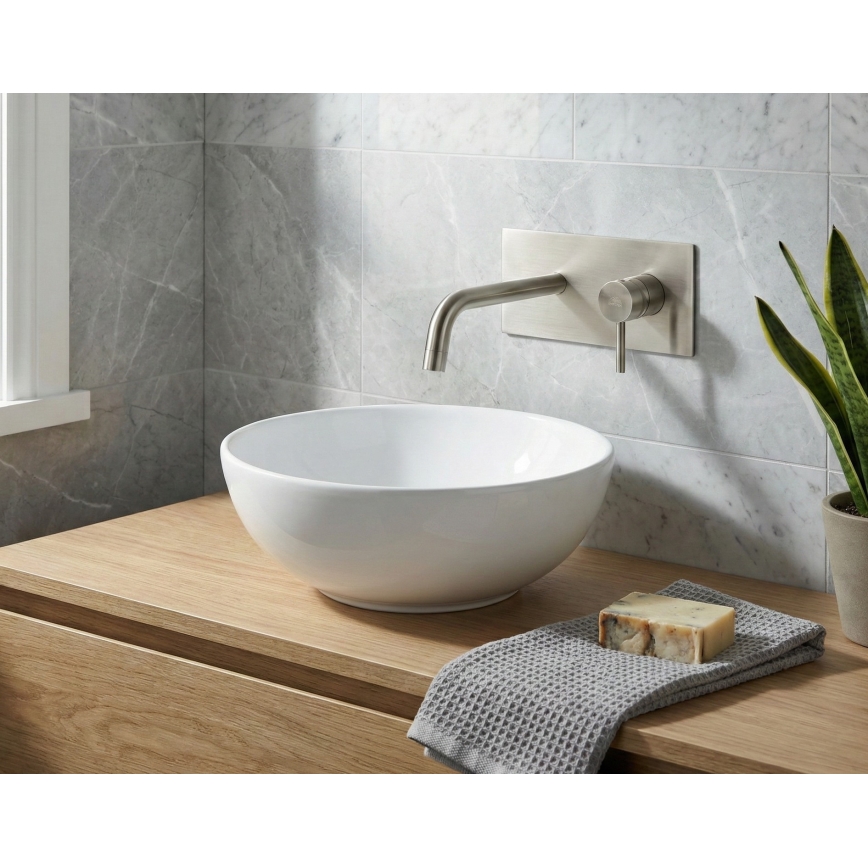 Paffoni - LIGHT Built-in Basin Mixer, Stainless Steel