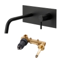 Paffoni - LIGHT Concealed Basin Mixer, Black
