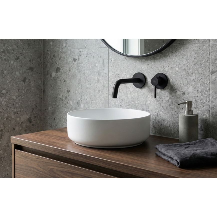 Paffoni - LIGHT concealed basin mixer, black