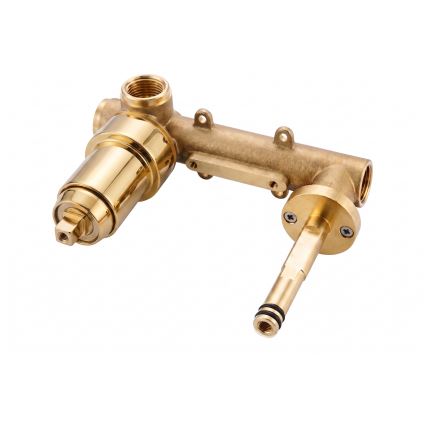 Paffoni - LIGHT Concealed Basin Mixer for Built-in Installation, Gold Finish