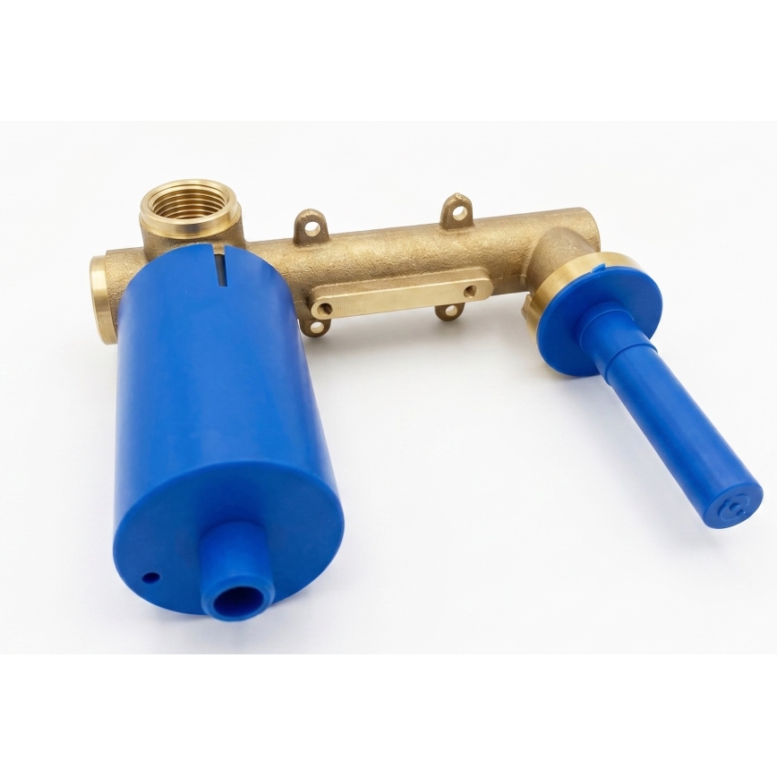Paffoni - LIGHT Concealed Basin Mixer in Brushed Gold