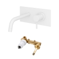 Paffoni - LIGHT Concealed Basin Mixer, Matte White