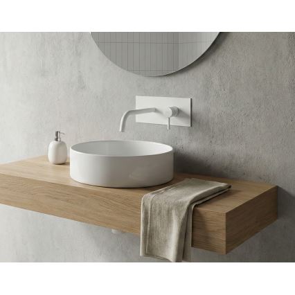 Paffoni - LIGHT Concealed Basin Mixer, Matte White