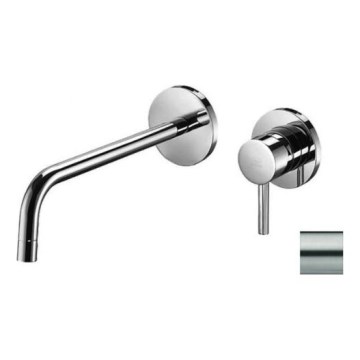 Paffoni - LIGHT Concealed Basin Mixer, Stainless Steel