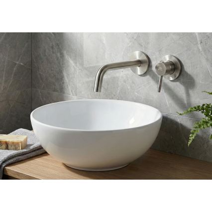 Paffoni - LIGHT Concealed Basin Mixer, Stainless Steel