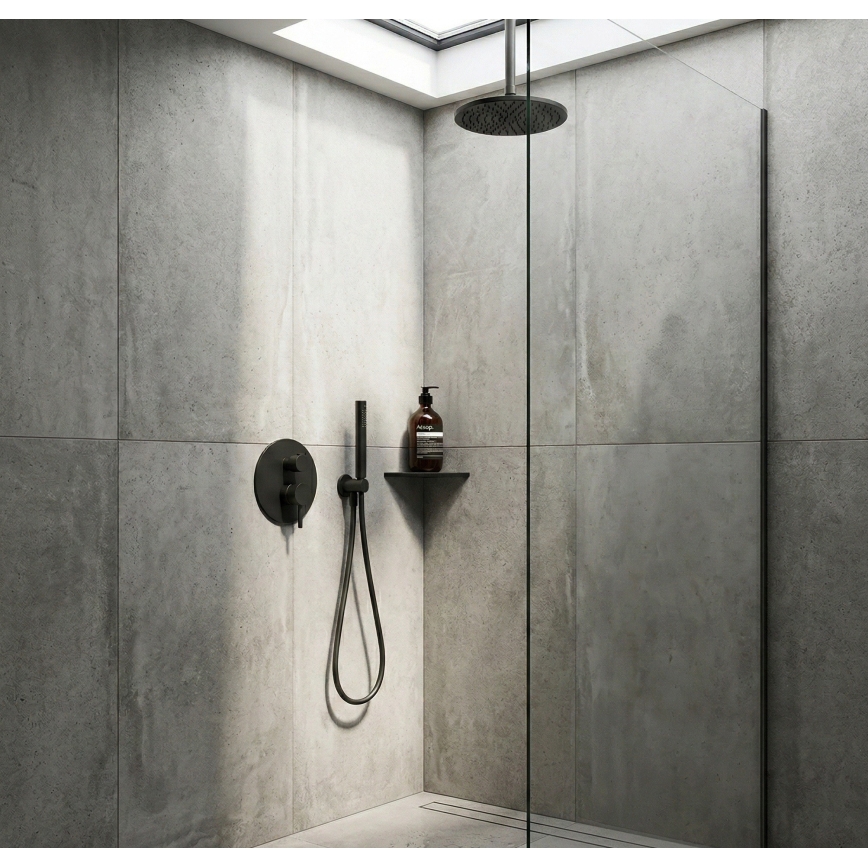 Paffoni - LIGHT Concealed Shower Mixer, Black