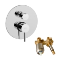 Paffoni - LIGHT Concealed Shower Mixer, Polished Chrome