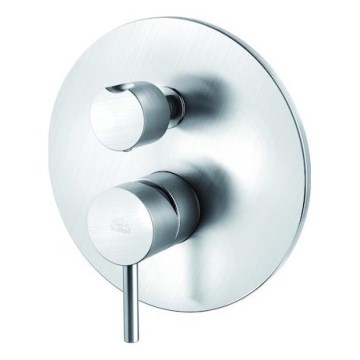 Paffoni - LIGHT Concealed Shower Mixer, Stainless Steel