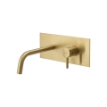 Paffoni - LIGHT Concealed Washbasin Mixer, Brushed Gold
