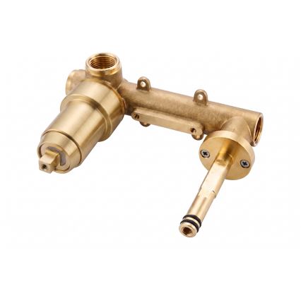 Paffoni - LIGHT Concealed Washbasin Mixer, Brushed Gold