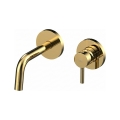 Paffoni - LIGHT Concealed Washbasin Mixer, Gold