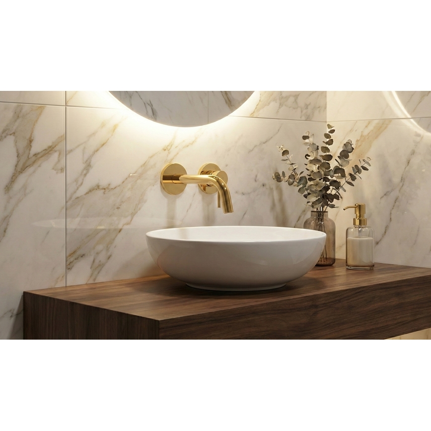 Paffoni - LIGHT Concealed Washbasin Mixer, Gold