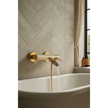 Paffoni - LIGHT EXCLUSIVE Bath Mixer, Gold Finish