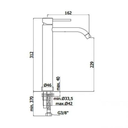Paffoni - LIGHT EXCLUSIVE Brushed Gold Washbasin Mixer