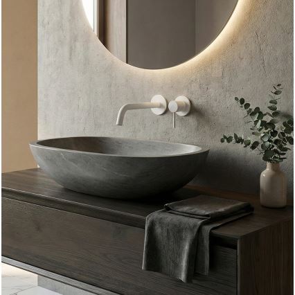 Paffoni - LIGHT Matte White Concealed Basin Mixer