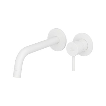 Paffoni - LIGHT Matte White Concealed Washbasin Mixer