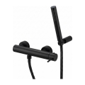 Paffoni - LIGHT shower set with mixer, matte black